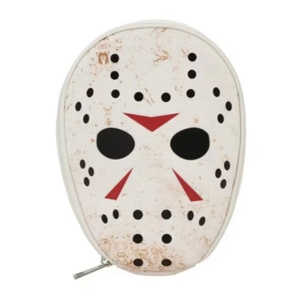 Friday The 13th Jason Voorhees Mask Insulated Lunch Box Toiletry Makeup Bag NWT